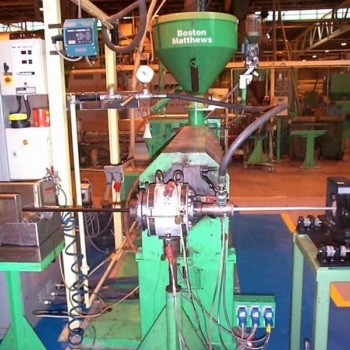 Boston Matthews Cable Covering Extrusion Line